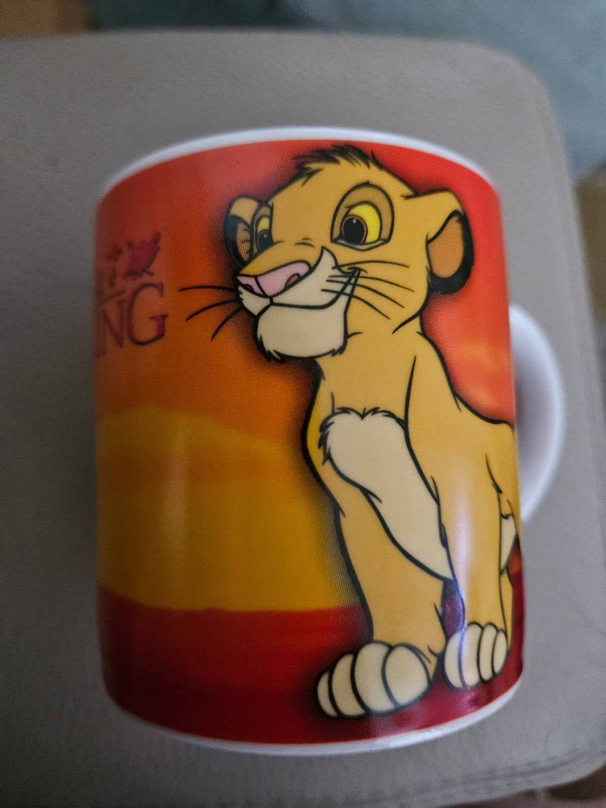Disney The Lion King Mokje - Simba & Nala, Ophalen of Verzenden, Steen/keramiek, Meerkleurig, Overige merken