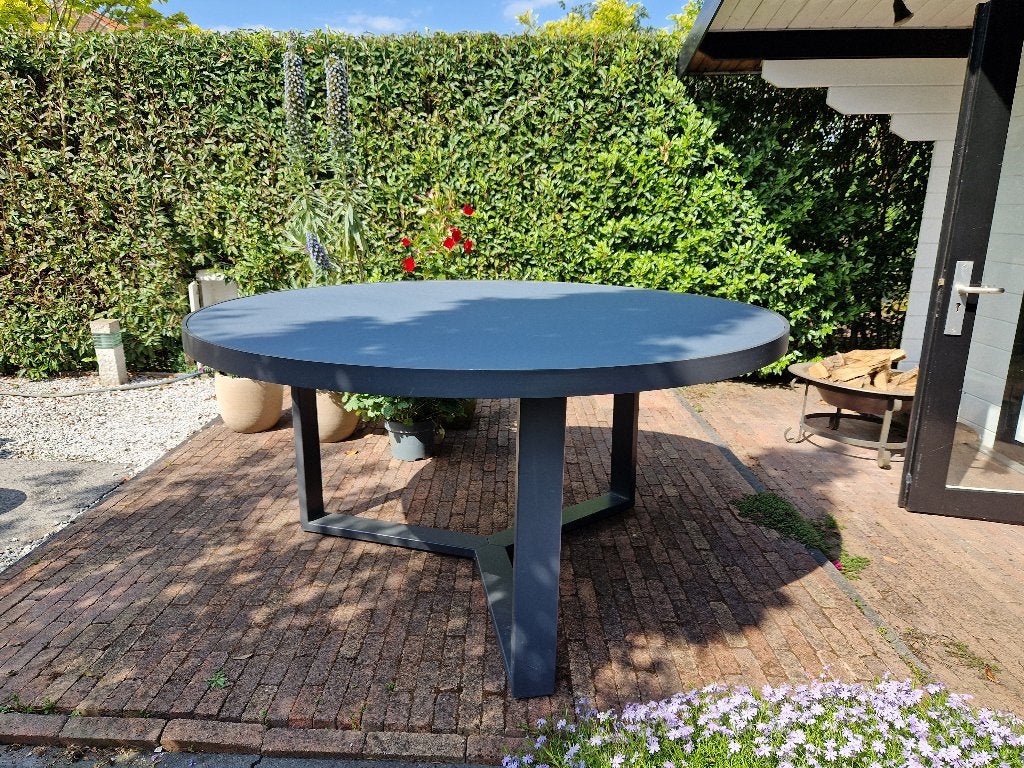 Ronde tuintafel, Ophalen, Gebruikt, Rond, Aluminium