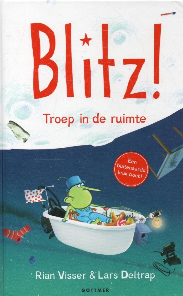 Blitz Troep in de ruimte, Dino's in de ruimte, 2 titels, Ophalen of Verzenden, Zo goed als nieuw
