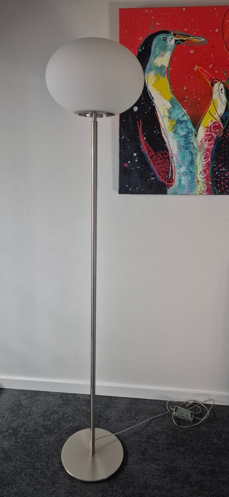 Vloerlamp, Prandina Zero F5, Ophalen, 150 tot 200 cm