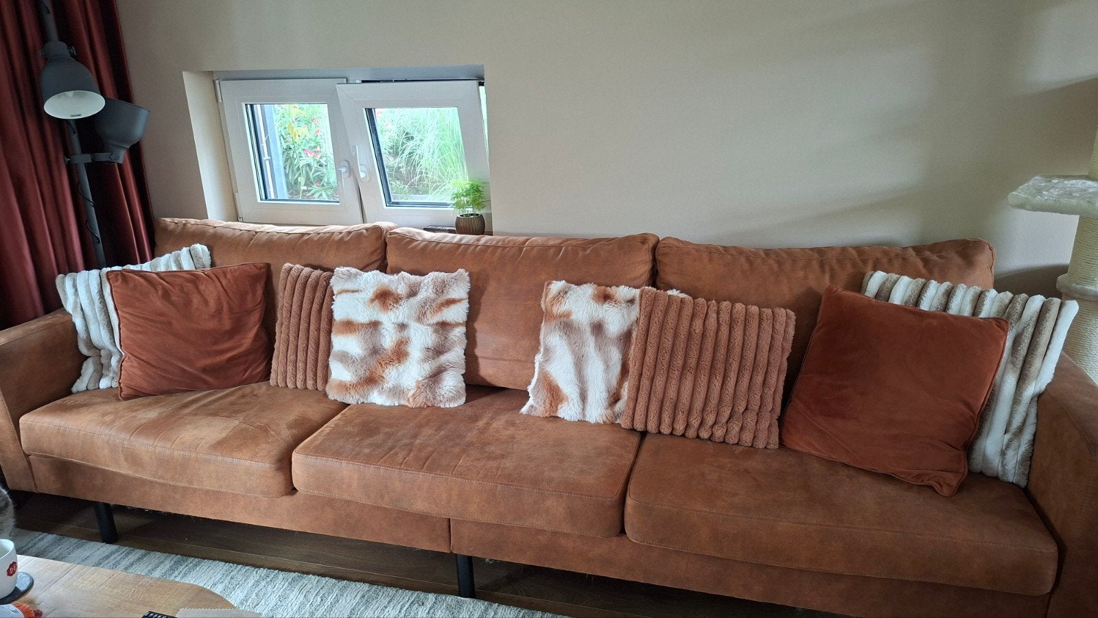 bankstel, Huis en Inrichting, Ophalen, 250 tot 300 cm, Gebruikt, Driepersoons