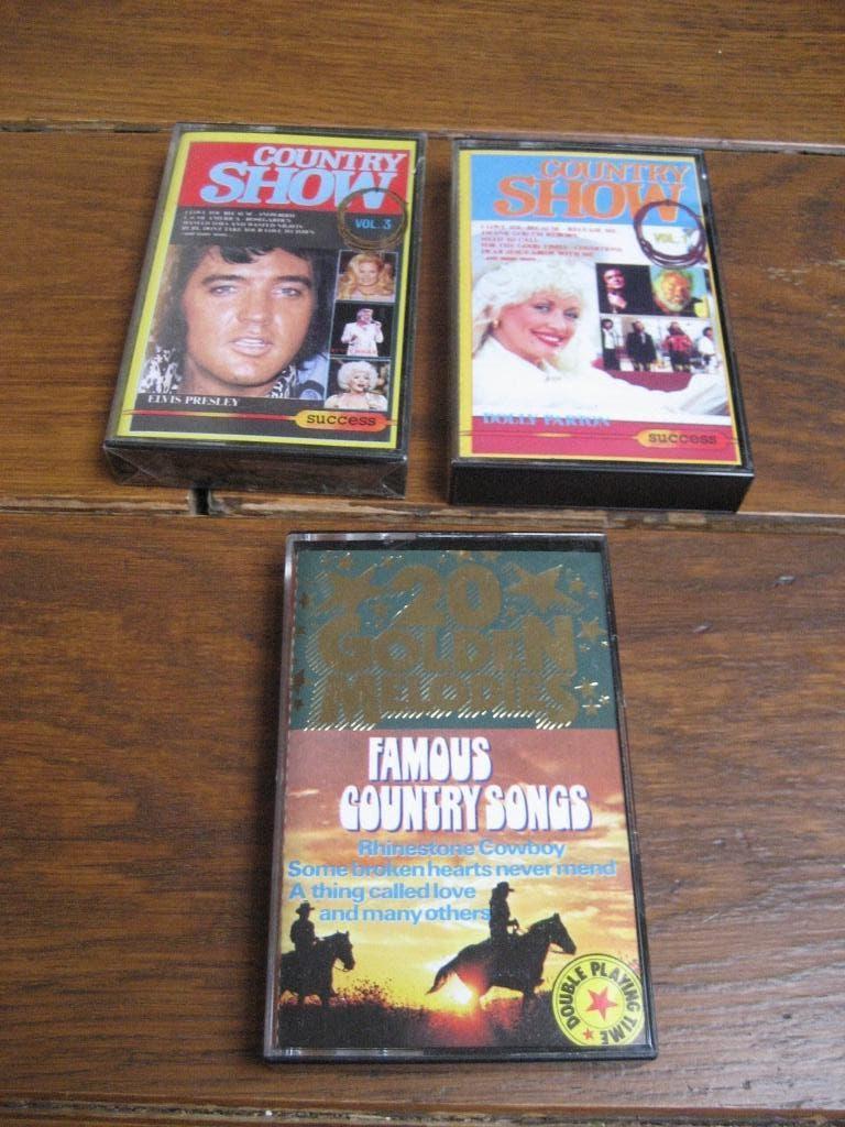Country cassettes, Cd's en Dvd's, Cassettebandjes, Gebruikt, 2 t/m 25 bandjes, Ophalen of Verzenden, Origineel