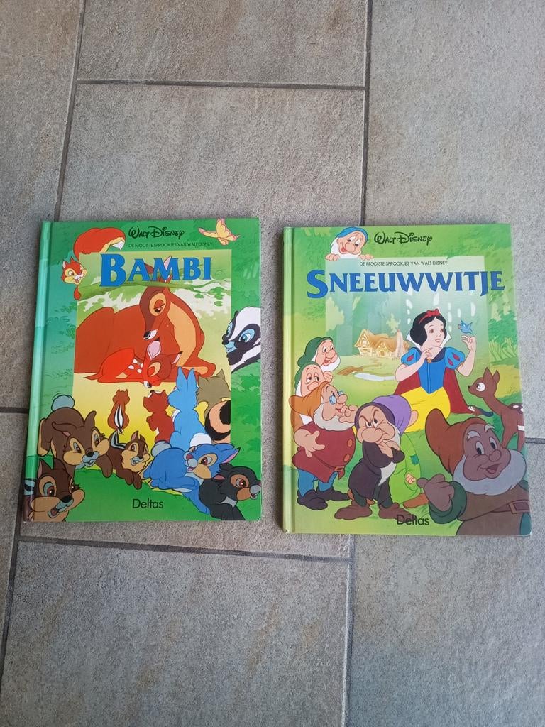 Walt Disney Bambi & Sneeuwwitje Boeken, 5 of 6 jaar, Jongen of Meisje, Walt Disney, Ophalen of Verzenden