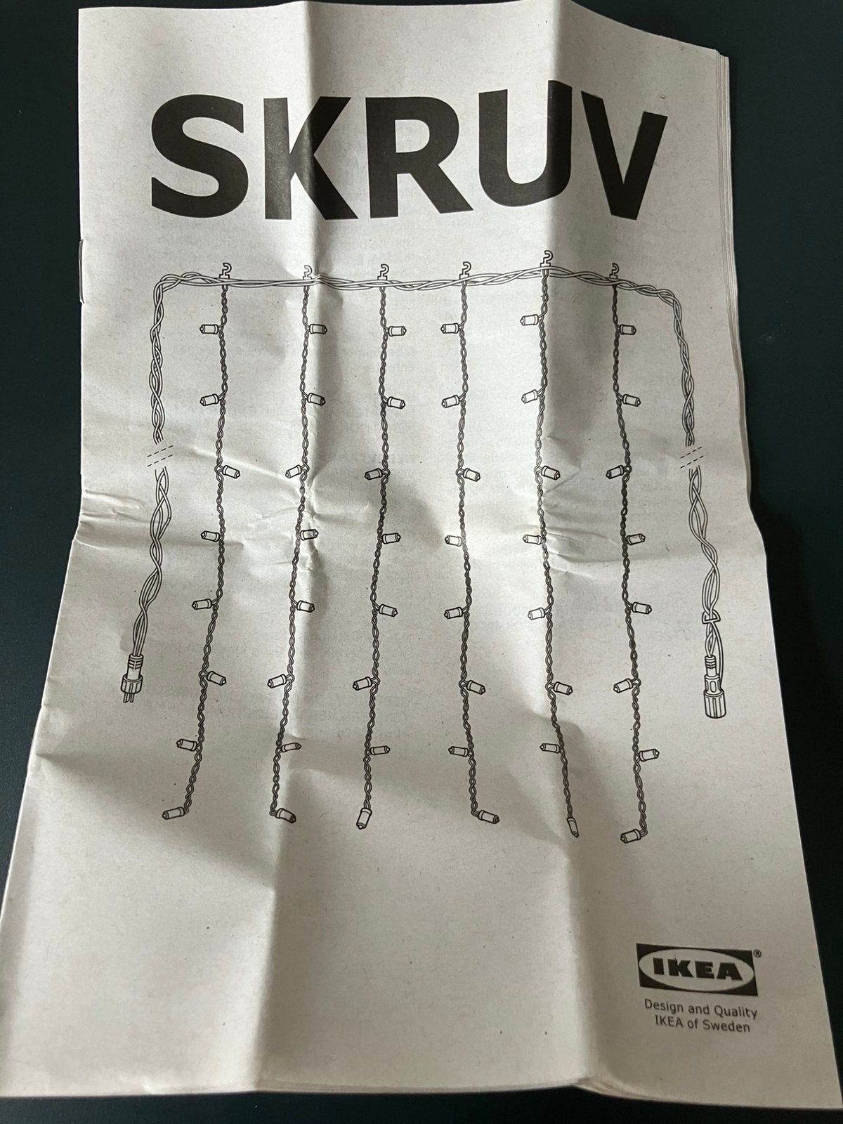 Ikea Skruv led gordijn verlichting Als nieuw Werkt goed, Tuin en Terras, Buitenverlichting, Ophalen, Kunststof, Minder dan 50 watt