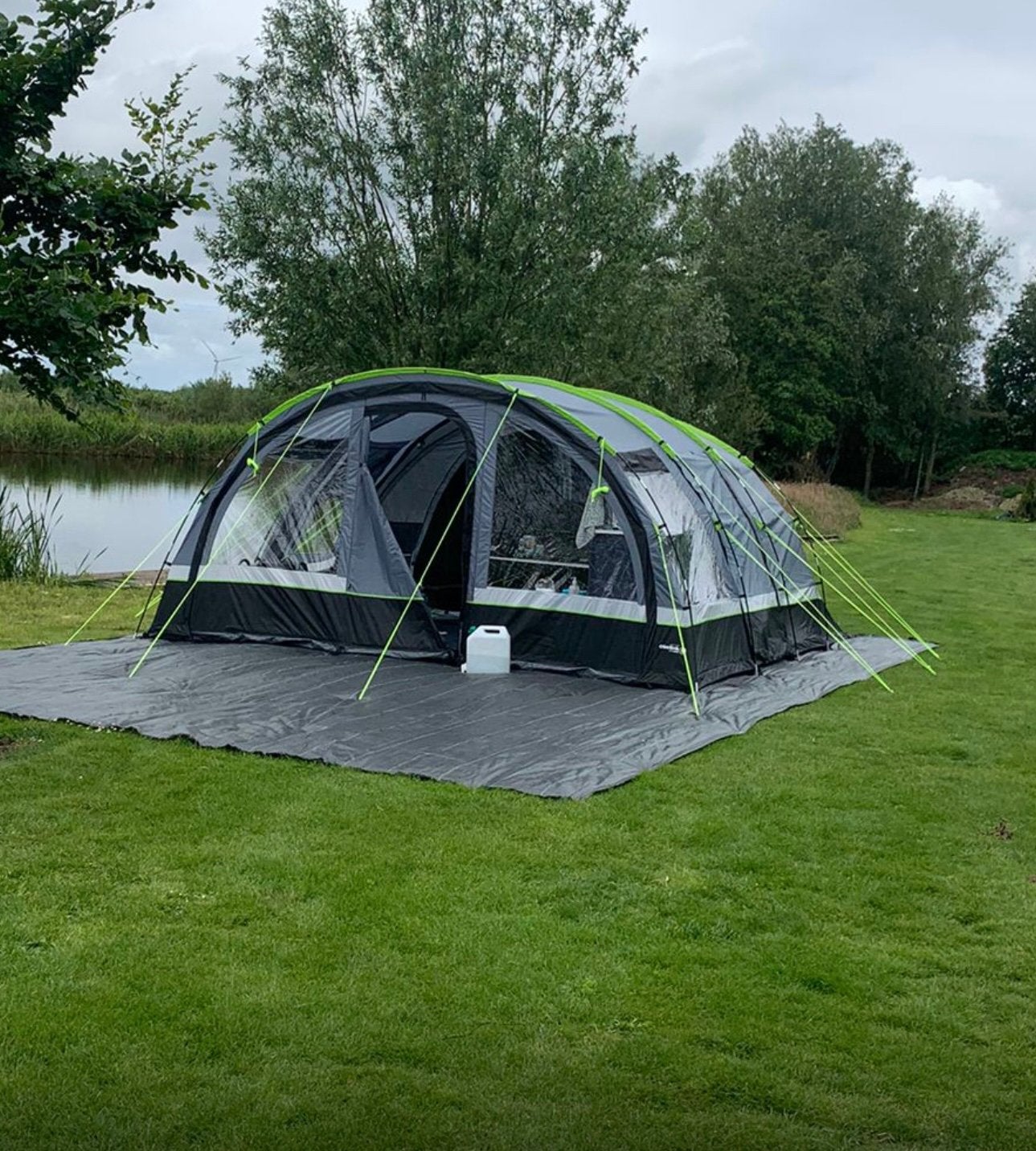 Obelink Lugano 6 XL excellent cool/dark tunneltent., Caravans en Kamperen, Tenten, Ophalen, Zo goed als nieuw, Tot en met 4