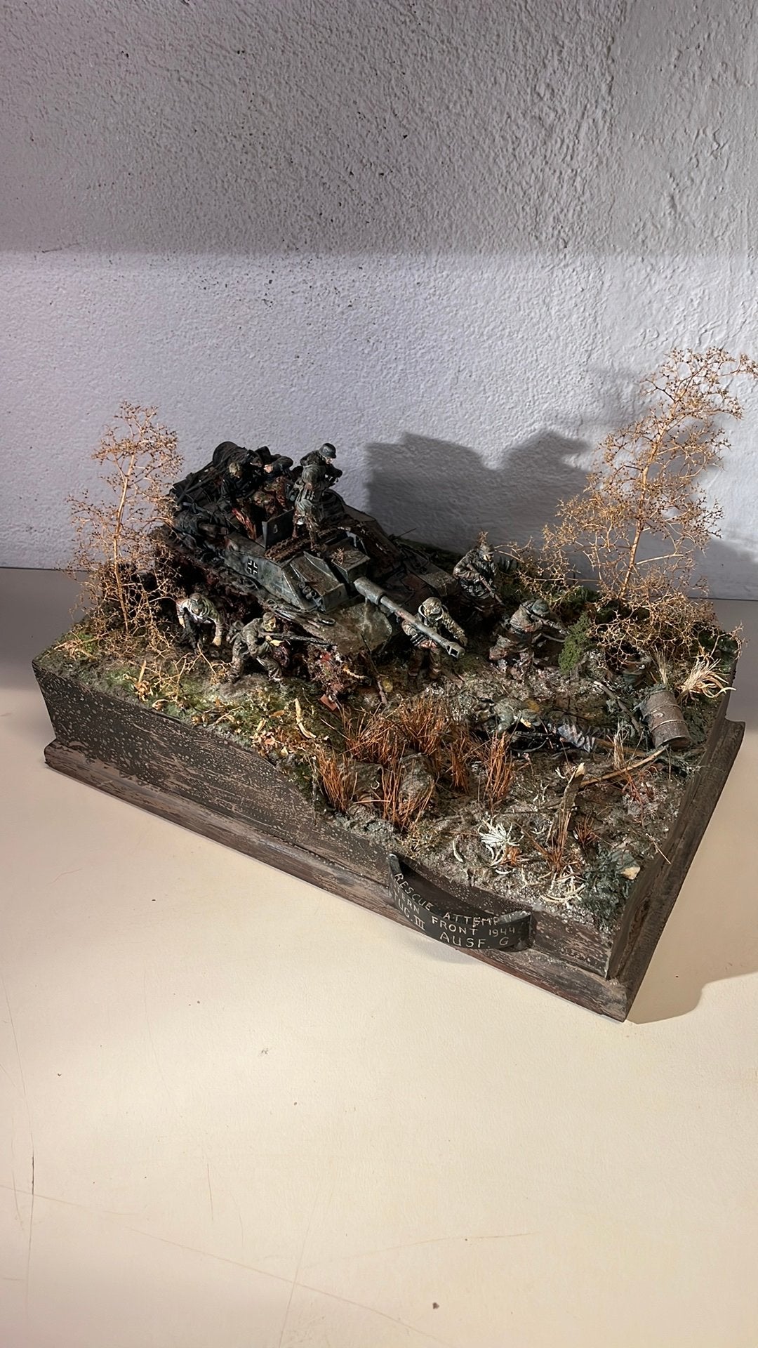 Diorama WW2 Eastern Front modelbouw, Ophalen of Verzenden, Zo goed als nieuw, 1:35 tot 1:50
