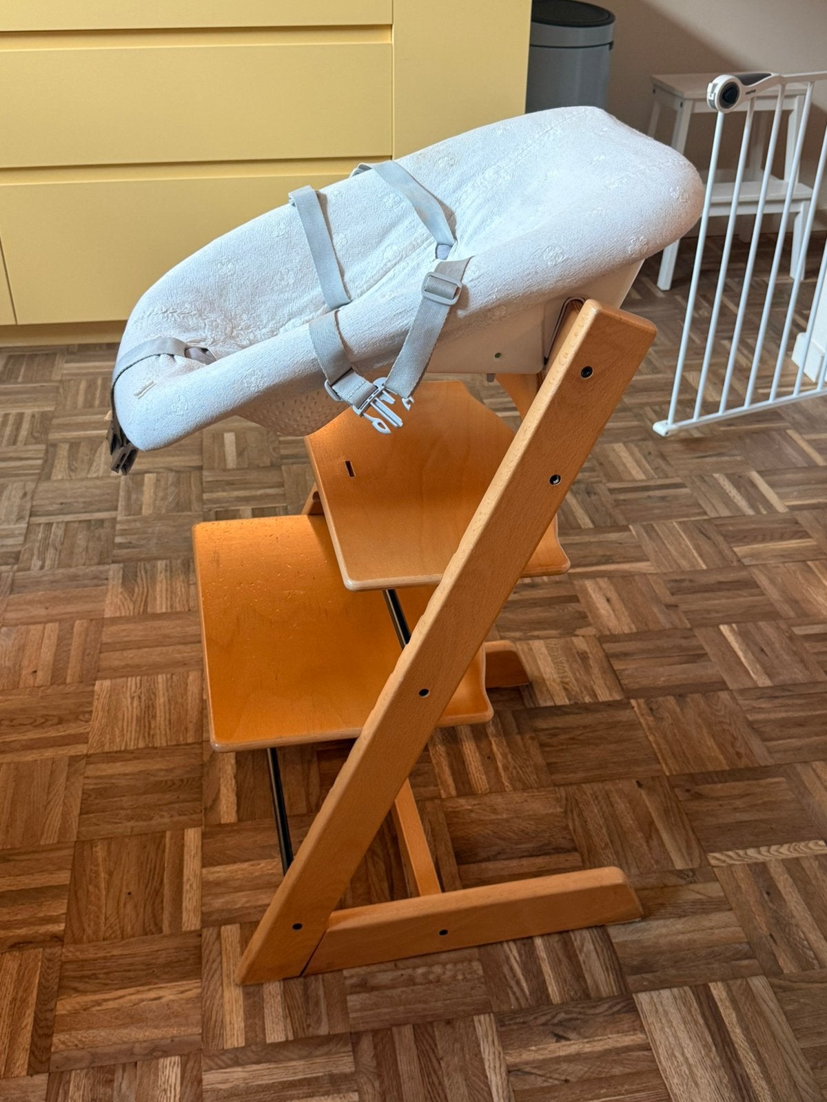 Newborn set voor de triptrap stokke kinderstoel, Ophalen, Zo goed als nieuw, Meegroeistoel