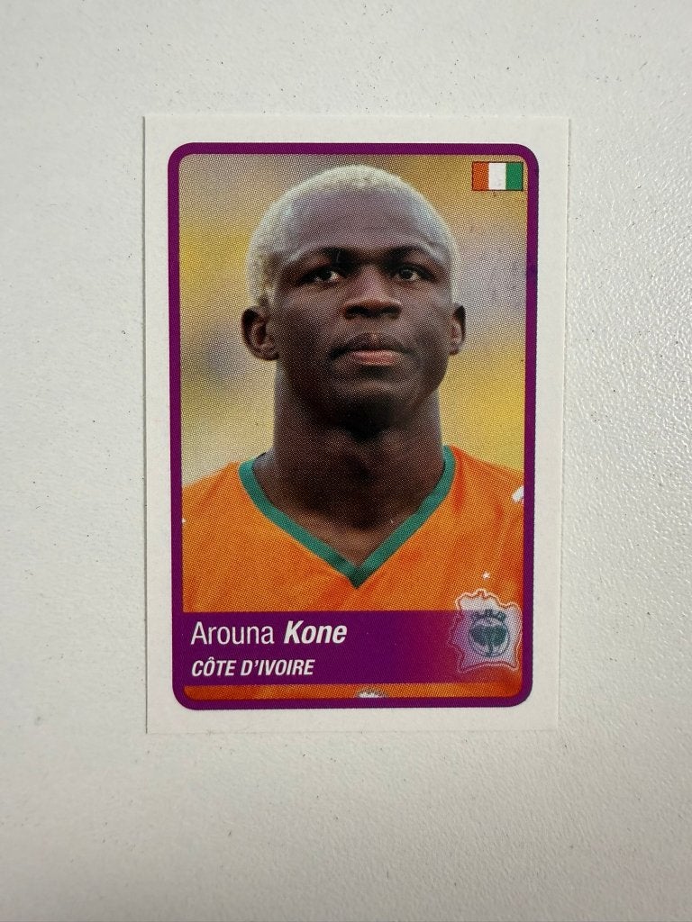 250 Arouna Kone Panini Africa Cup 2010 Sticker, Verzamelen, Ophalen of Verzenden, Nieuw, Buitenlandse clubs, Poster, Plaatje of Sticker