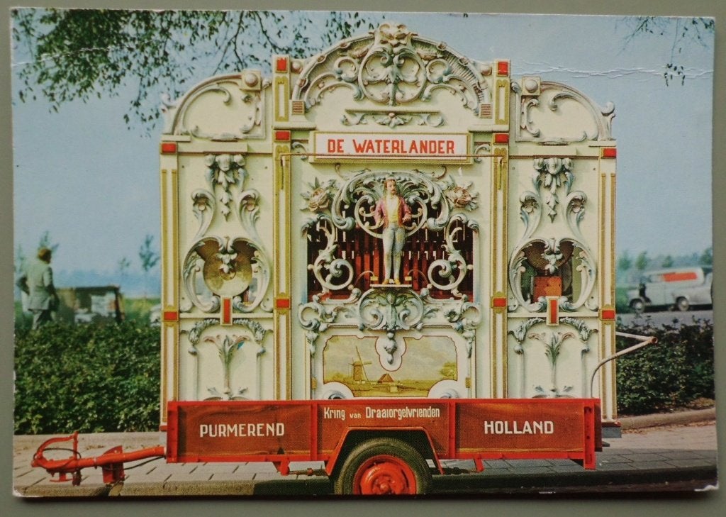 Draaiorgel 16 - de Waterlander - Purmerend, Ophalen of Verzenden, 1960 tot 1980, Ongelopen, Noord-Holland