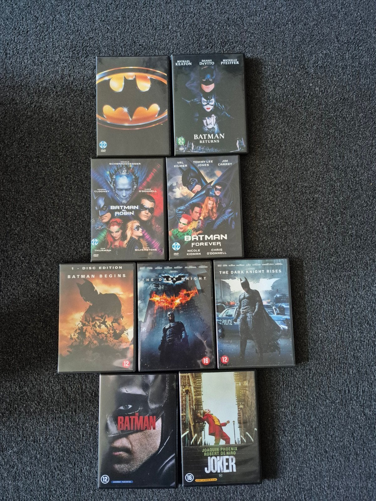 Batman DVD Collectie + The Joker (NL ondertiteld), Gebruikt, Nederlands, Actie, Ophalen of Verzenden