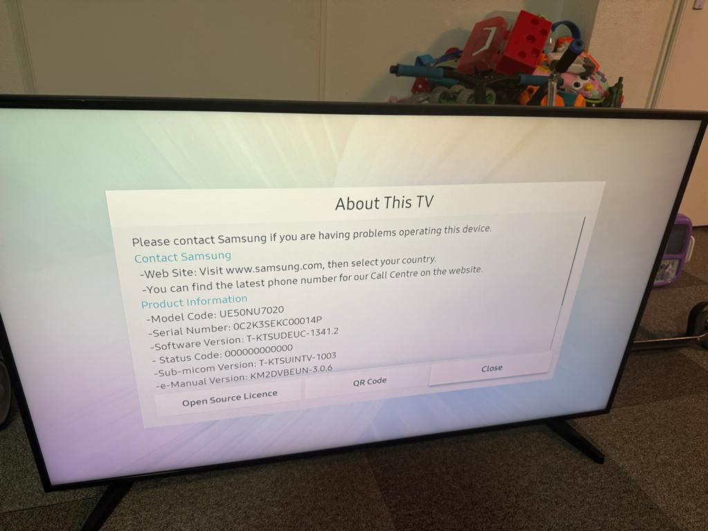 Samsung 4K Smart TV 50 inch (UE50NU7020), LED, 50 Hz, Ophalen of Verzenden, Zo goed als nieuw