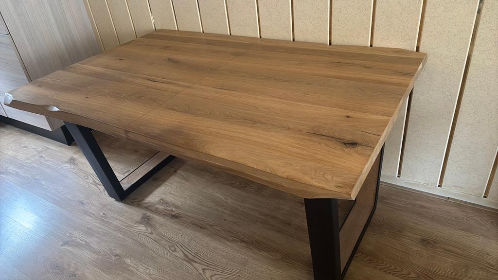 Eettafel, 50 tot 75 cm, Zo goed als nieuw, 150 tot 200 cm, Rechthoekig