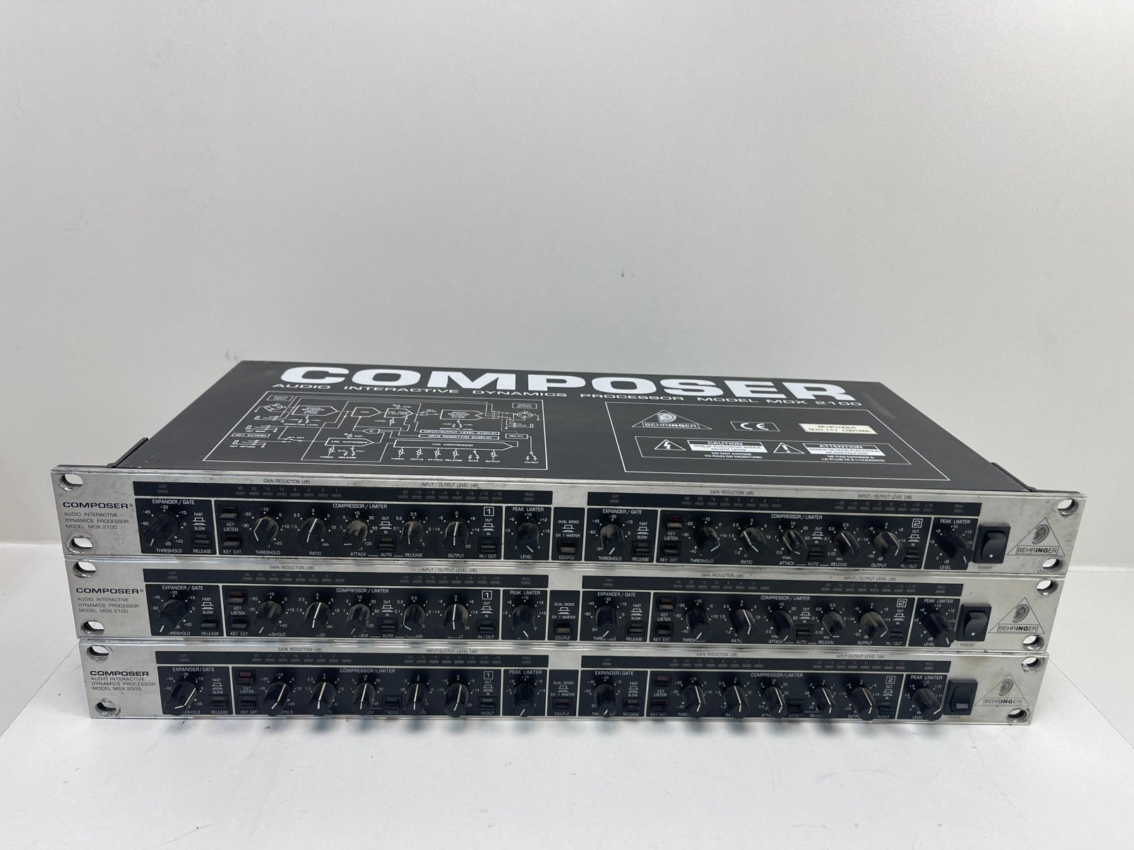BEHRINGER.MDX2100 COMPOSER PRO Compressor/Limiter/Gate Nr. 1, Ophalen, Zo goed als nieuw, Compressor