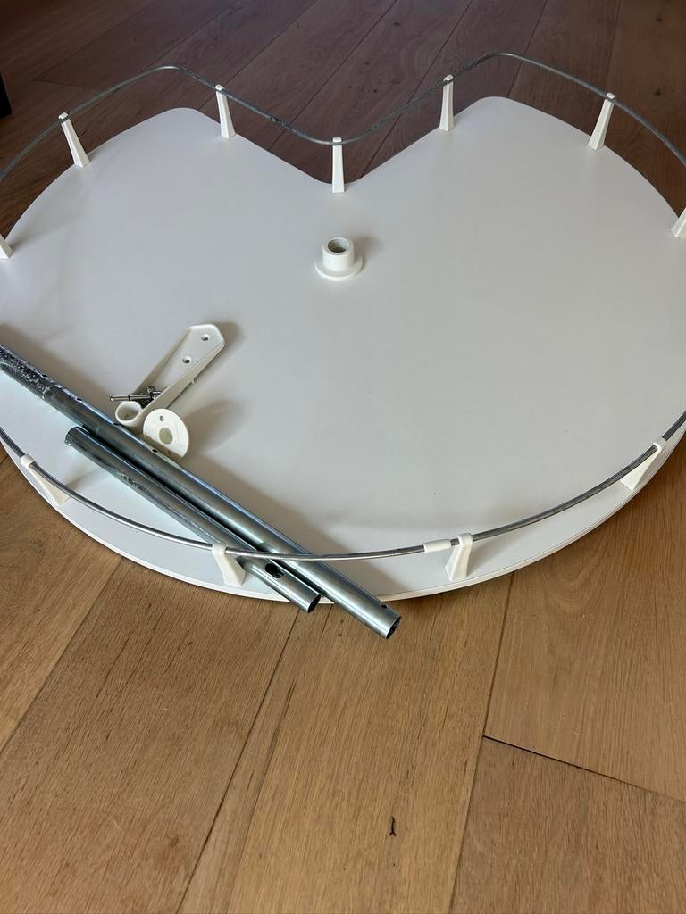 Ikea Utrusta carrousel onderkast wit rond 1 plaat, Ophalen, Gebruikt, Wit, 50 tot 100 cm