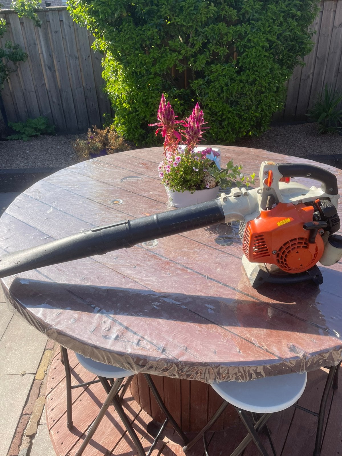Stihl bg85, Tuin en Terras, Bladblazers, Ophalen, Zo goed als nieuw, Benzine