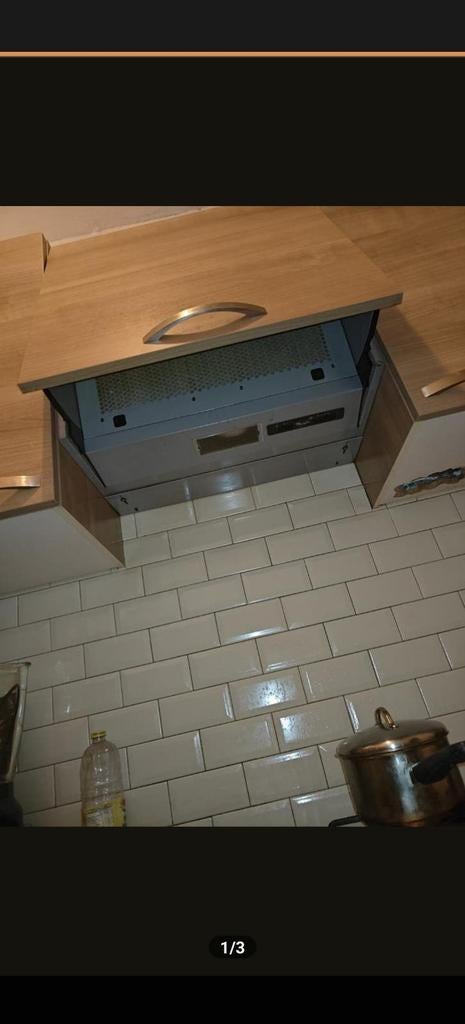 Whirlpool inbouw afzuigkap, Ophalen, Gebruikt, Inbouw