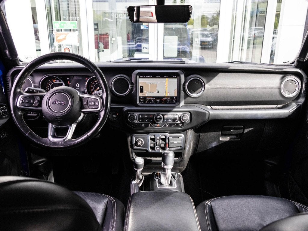Jeep Wrangler 2.0T Sahara VAN | Grijs kenteken | LPG onderbo, Auto's, Jeep, 4 cilinders, Blauw, Vierwielaandrijving, 2 stoelen