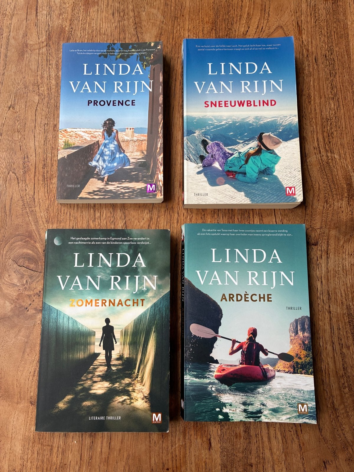 Linda van Rijn - Provence, Sneeuwblind, Zomernacht, Ardeche, Ophalen of Verzenden, Gelezen, Nederland