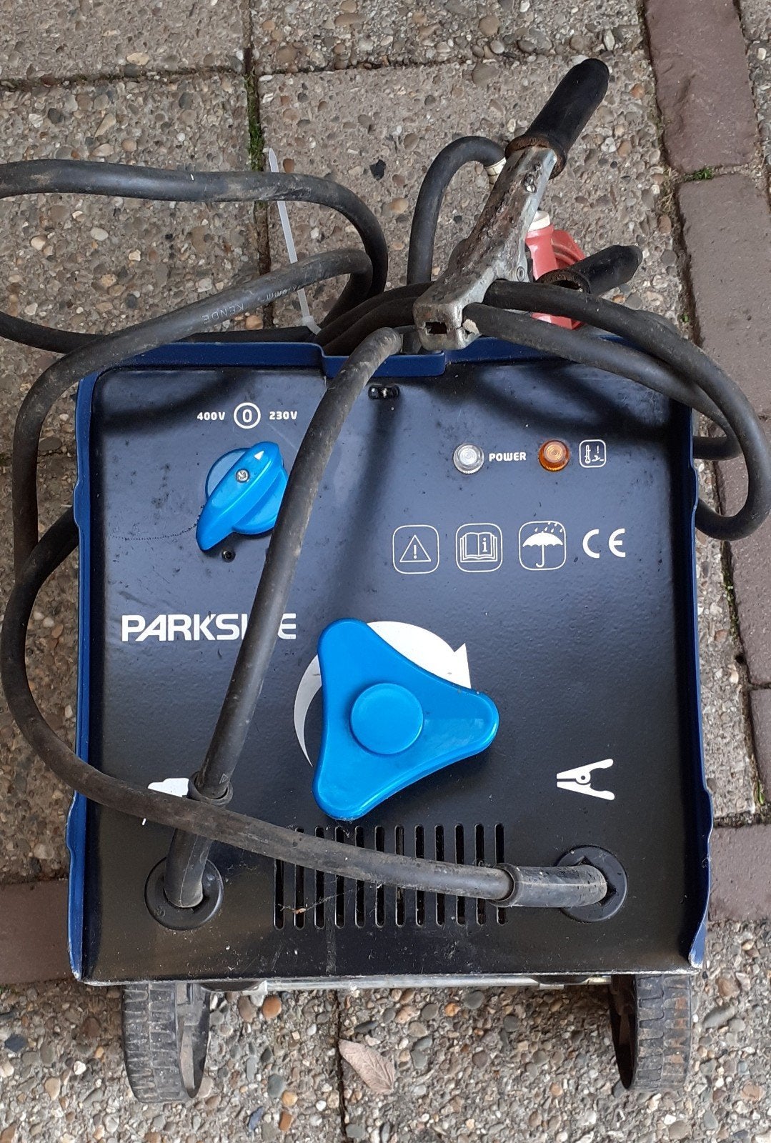 Parkside ES 200 Lasapparaat met elektroden, Ophalen, Gebruikt, 150 tot 250 ampère, Elektroden