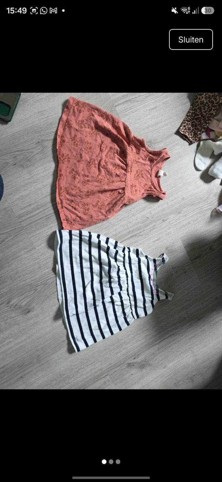 2 schattige zomerjurkjes voor meisjes, maat 86/92, Ophalen of Verzenden, Gebruikt, Hema, BabyGap, Meisje