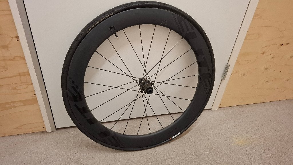 Elitewheels ENT-Disc 2.0 60mm achterwiel, Fietsen en Brommers, Fietsonderdelen, Wiel, Gebruikt, Ophalen of Verzenden, Elitewheels