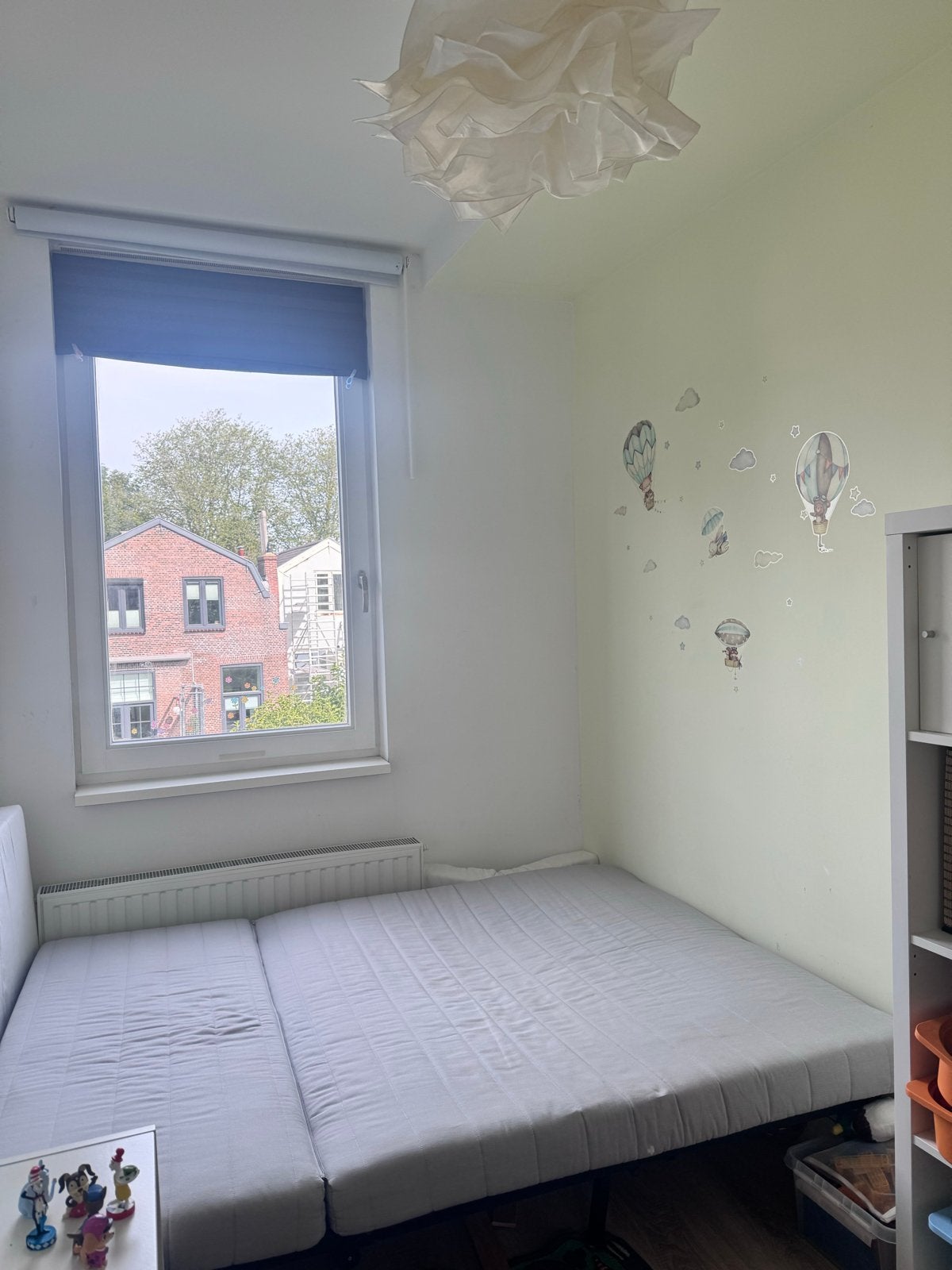 IKEA LYCKSELE MURBO 2-zits slaapbank, lichtgrijs, Ophalen, Gebruikt, Tweepersoons, 140 cm