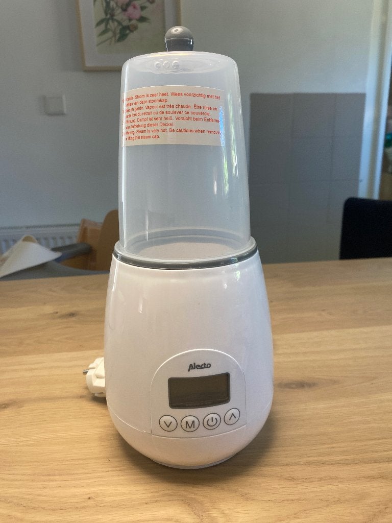 Digitale flessenwarmer, Flessen- of potjesverwarmer, Alecto, Ophalen of Verzenden, BPA-vrij