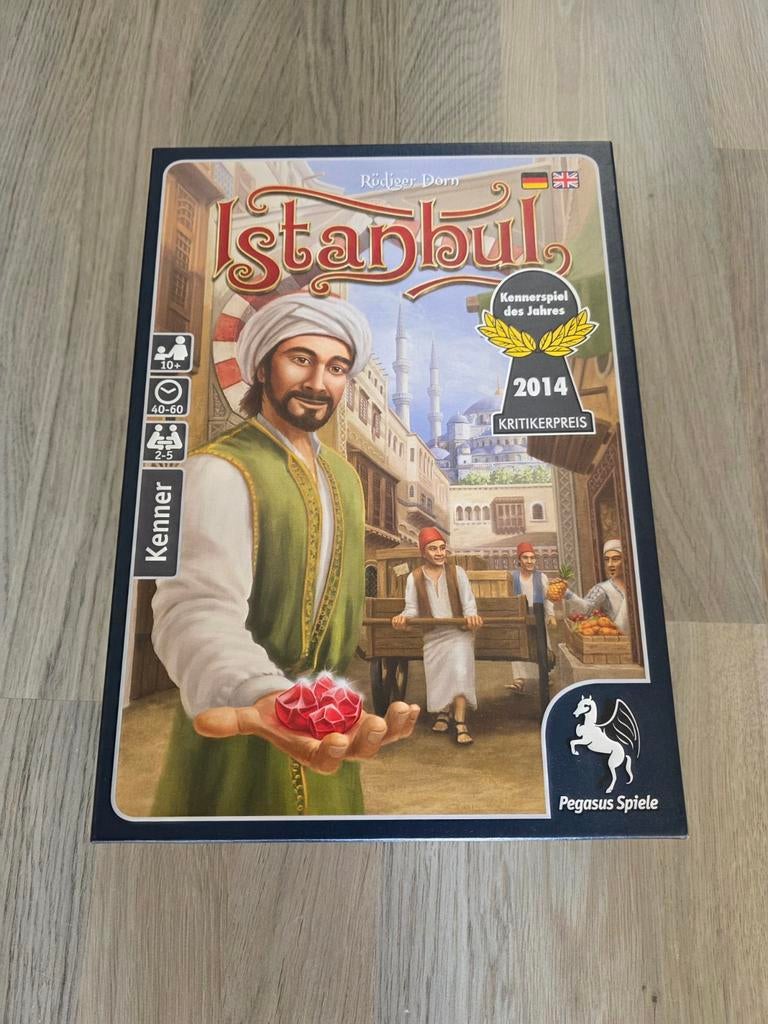 Istanbul Bordspel, Hobby en Vrije tijd, Vijf spelers of meer, Ophalen of Verzenden, Zo goed als nieuw, Pegasus Spiele