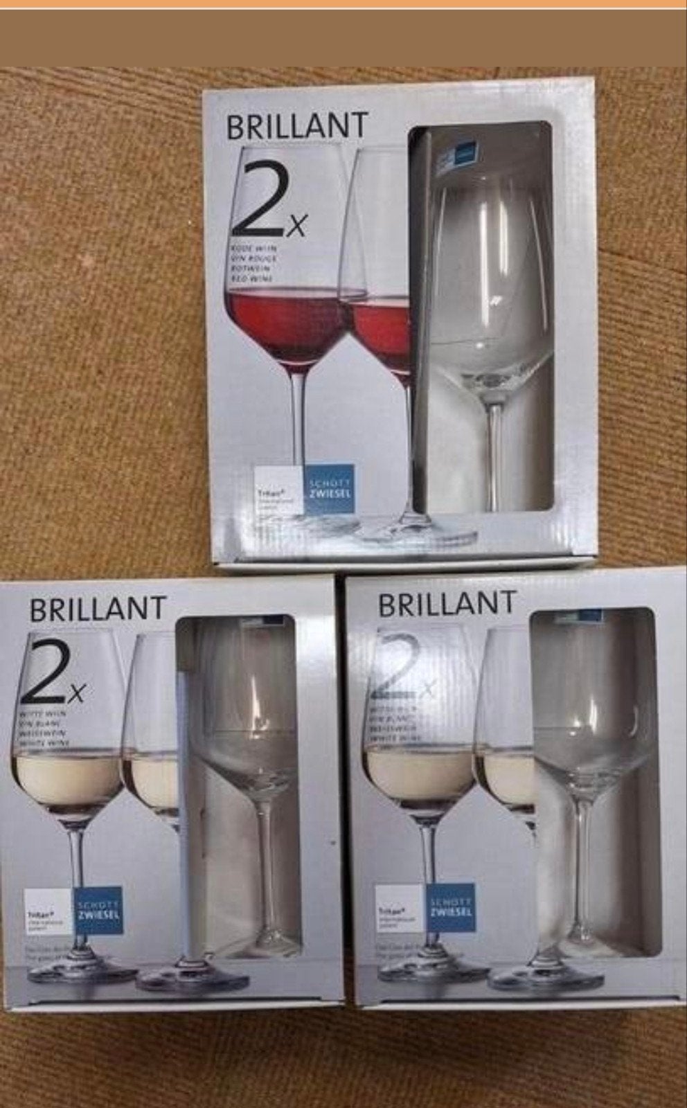 Wijn glazen rood en wit en bier glazen. Allen nieuw
Schott Z, Ophalen of Verzenden, Nieuw, Overige typen