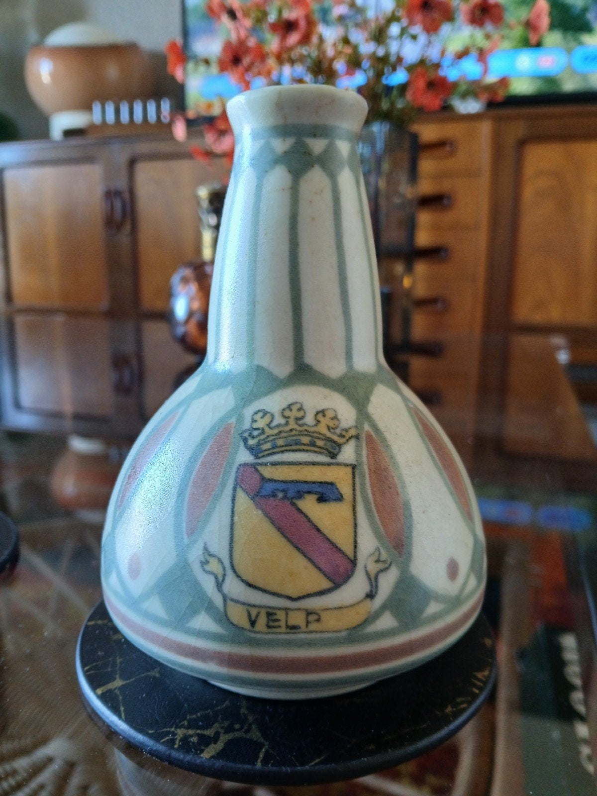 vintage vaasje de distel amsterdam bert nienhuis 1910, Antiek en Kunst, Ophalen of Verzenden