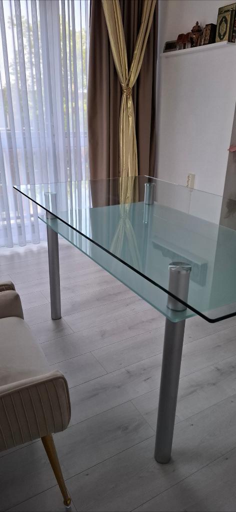 Eettafel en salontafel, Huis en Inrichting, Ophalen, 50 tot 100 cm, 150 tot 200 cm, Rechthoekig