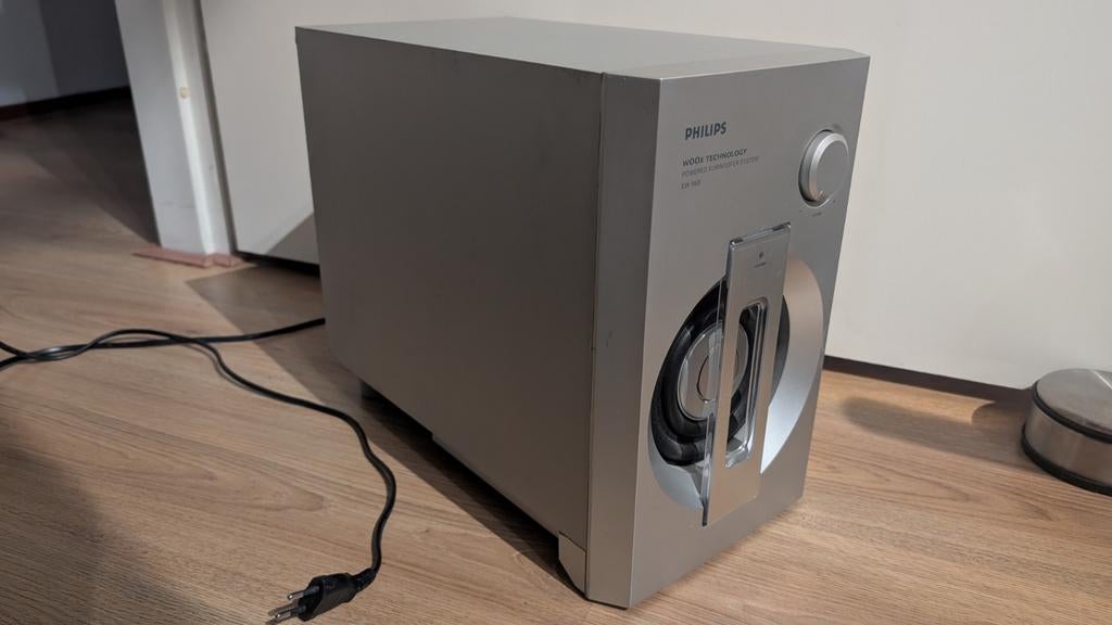 Philips SW968 Subwoofer - Krachtige Bass, Audio, Tv en Foto, Luidsprekers, Philips, Gebruikt, Subwoofer, Ophalen of Verzenden