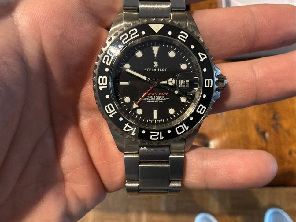 STEINHART Ocean One GMT Ceramic | 42mm | 2025 | Nieuwstaat!, Sieraden, Tassen en Uiterlijk, Horloges | Heren, Staal, Staal, Polshorloge