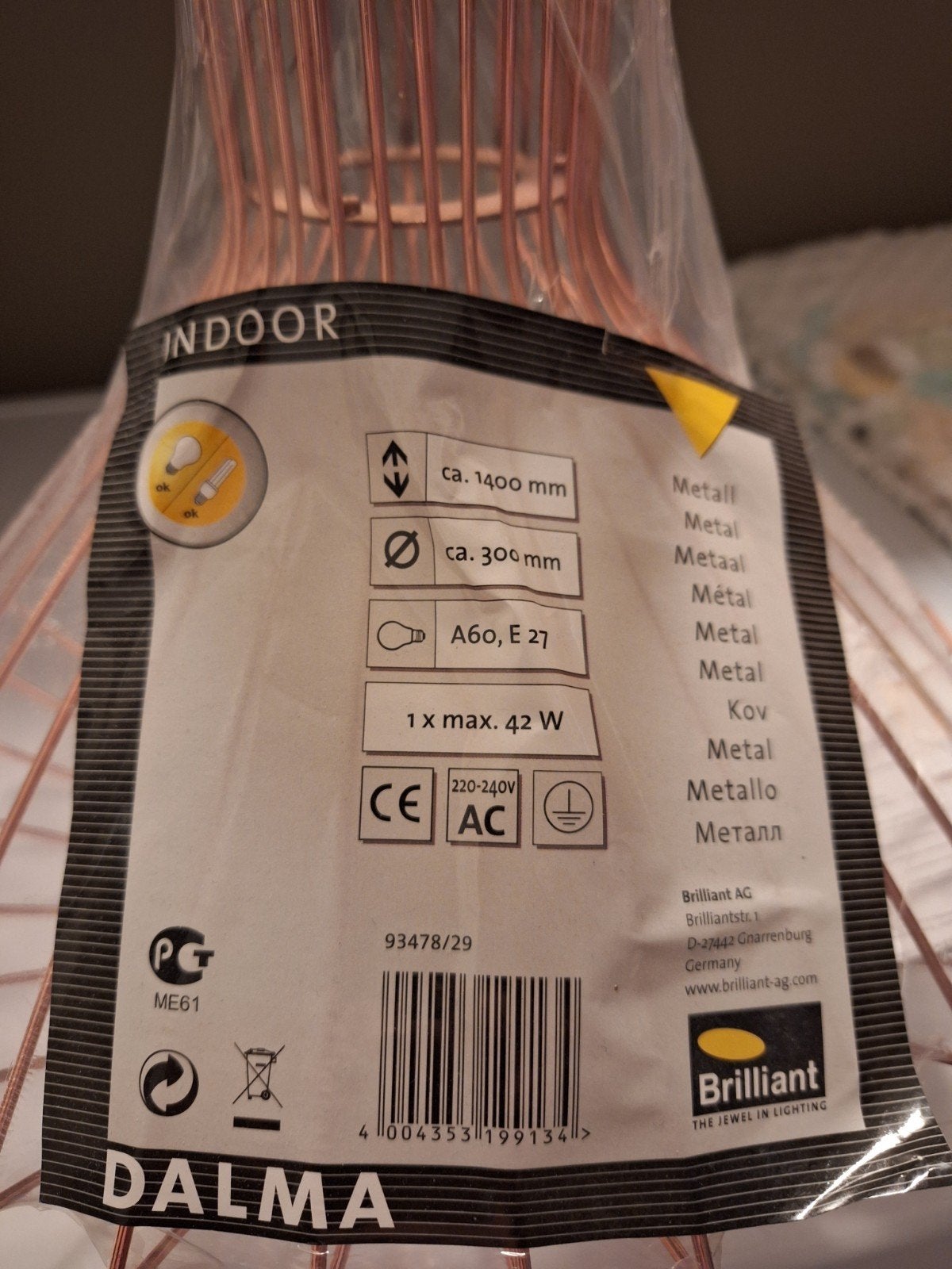 PLAFONDLAMP NIEUW, Ophalen, Nieuw