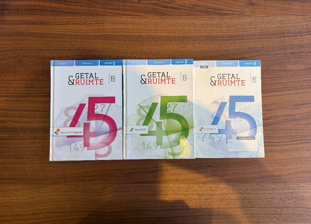 Getal&Ruimte HAVO B deel 1, 2, 3, 12e editie + uitwerkingen, Ophalen of Verzenden, Beta, Gelezen