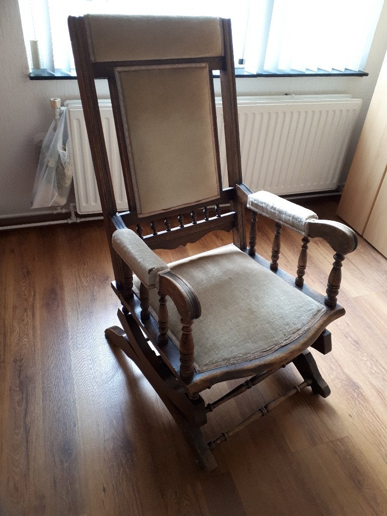 schommelstoel ik breng m bij je thuis, Antiek en Kunst, Antiek | Meubels | Stoelen en Banken, Ophalen of Verzenden