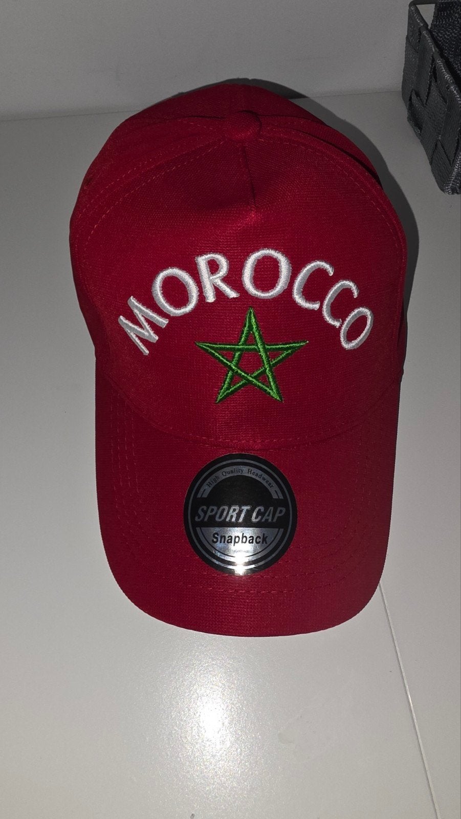 Marokko Caps Rood WK, Sport Cap, Nieuw, Pet, One size fits all