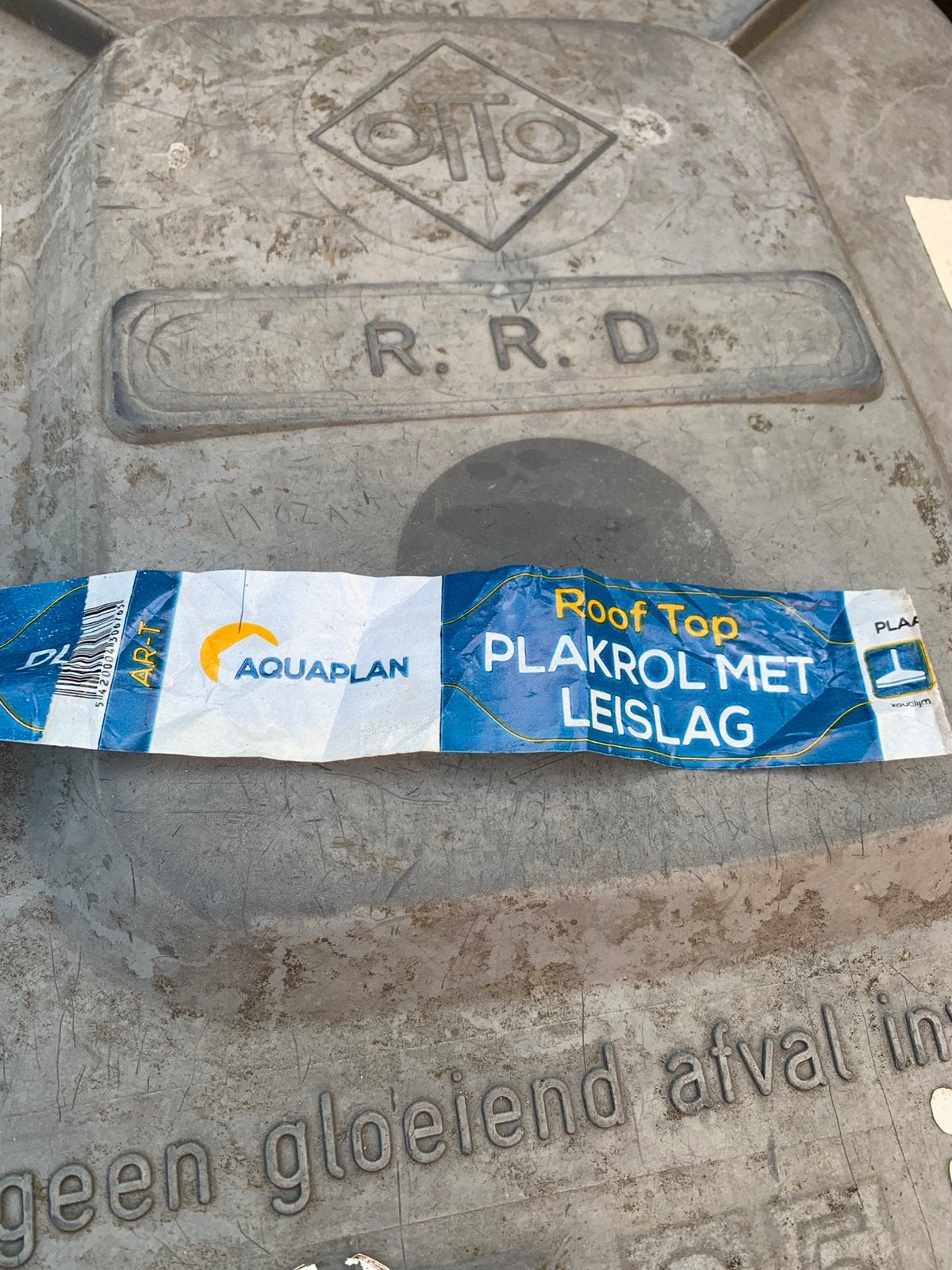 Aquaplan toplaag met leislag reststuk, Ophalen, Overige materialen, Zwart, Nieuw