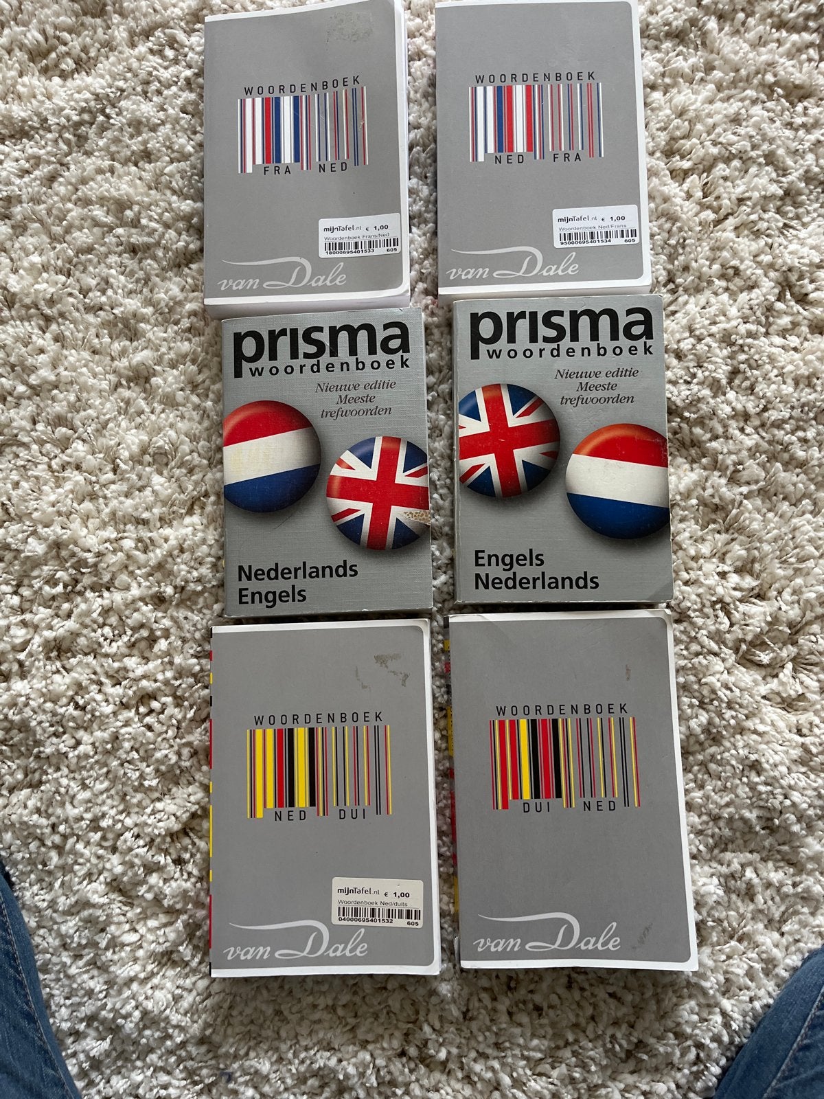Woordenboeken Frans, Engels en Duits - Gebruikte staat, Boeken, Ophalen of Verzenden, Gelezen, Van Dale, Frans
