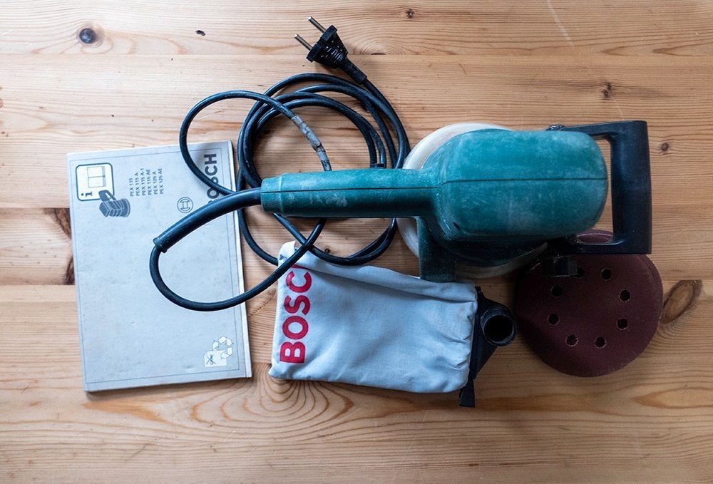 Te koop excenter schuurmachine Bosch, Doe-het-zelf en Verbouw, Gereedschap | Schuurmachines, Ophalen of Verzenden, Gebruikt, 600 tot 1200 watt
