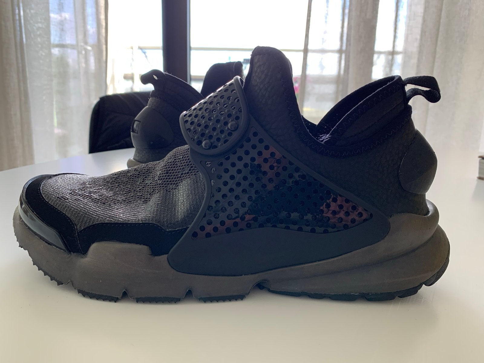 Nike x Stone Island Sock Dart Mid - Zwart - Maat 44, Kleding | Heren, Schoenen, Verzenden, Zo goed als nieuw, Zwart, Sneakers of Gympen
