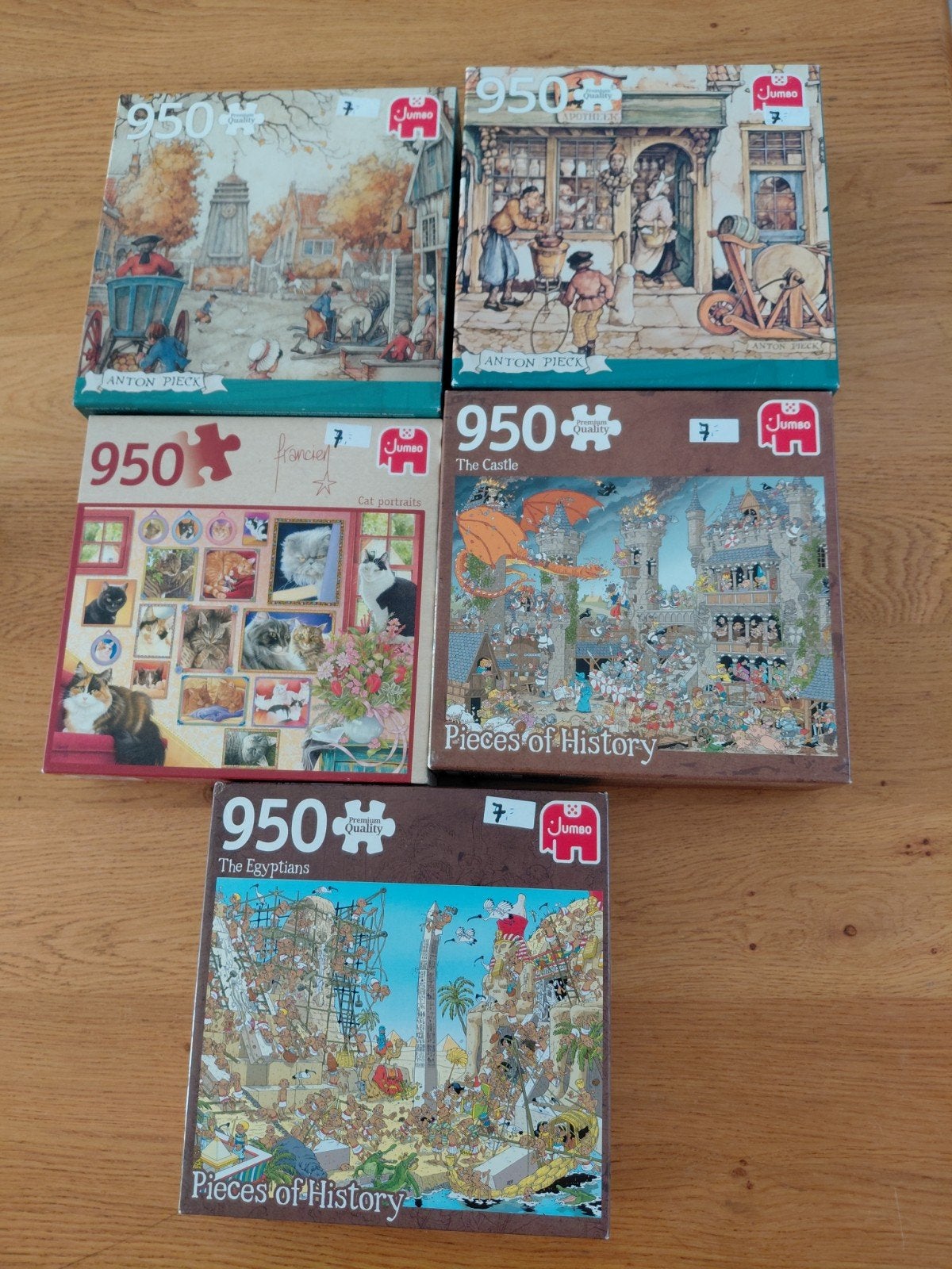 jumbo puzzels, Ophalen, 500 t/m 1500 stukjes, Zo goed als nieuw, Legpuzzel