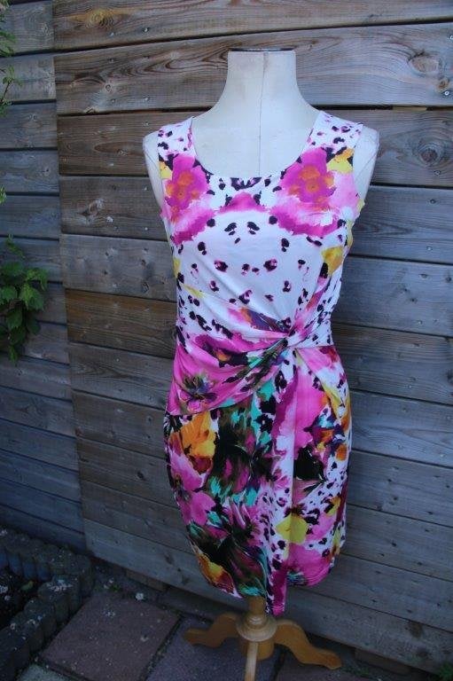 Jurk roze/ geel Studio Anneloes mt M Vaste prijs AANBIEDING, Maat 38/40 (M), Studio Anneloes, Ophalen of Verzenden, Zo goed als nieuw