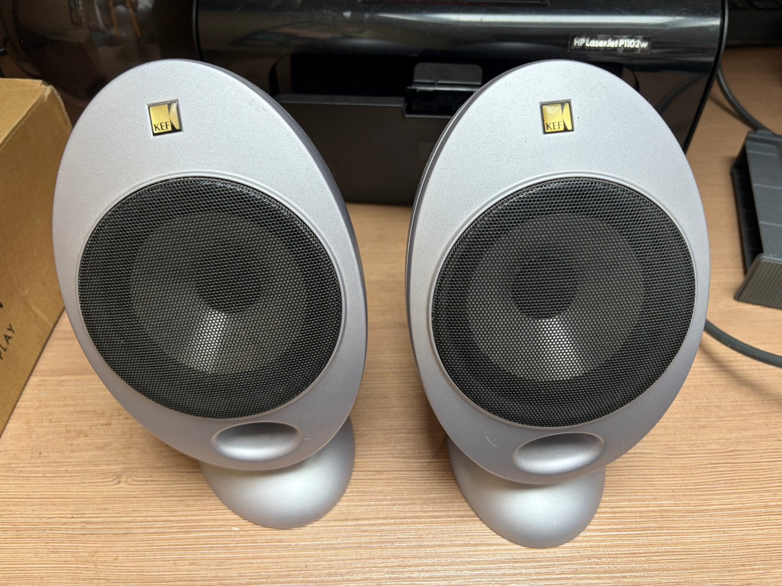 KEF HTS2001 eitjes, Stereo speakers, Gebruikt, KEF, Ophalen