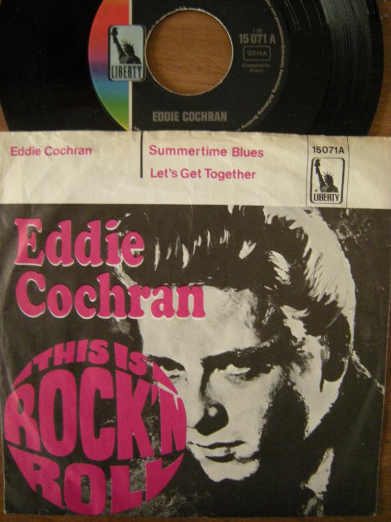 Eddie Cochran (Summertime Blues), Cd's en Dvd's, Vinyl Singles, Gebruikt, 7 inch, Single, Ophalen of Verzenden