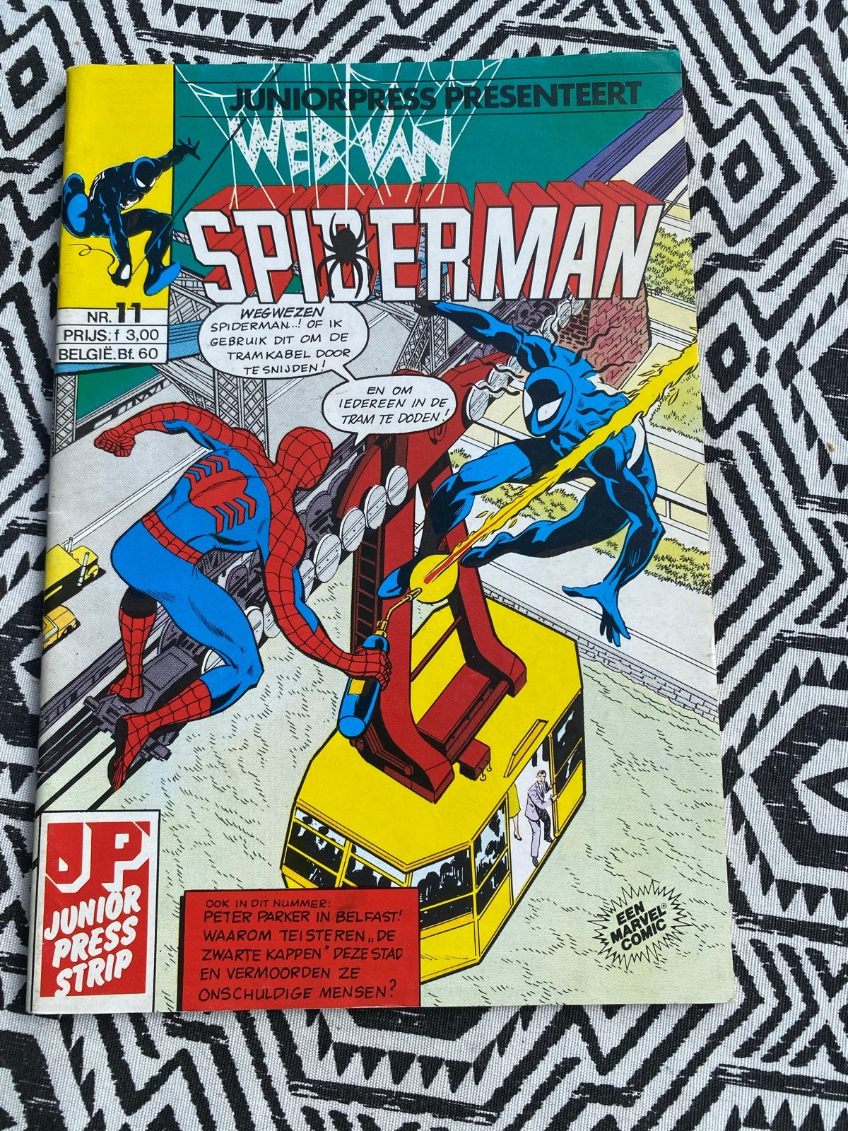 Web van Spiderman #11 (1987) - Junior Press - Zo goed als ni, Eén comic, Ophalen of Verzenden, Zo goed als nieuw, Amerika