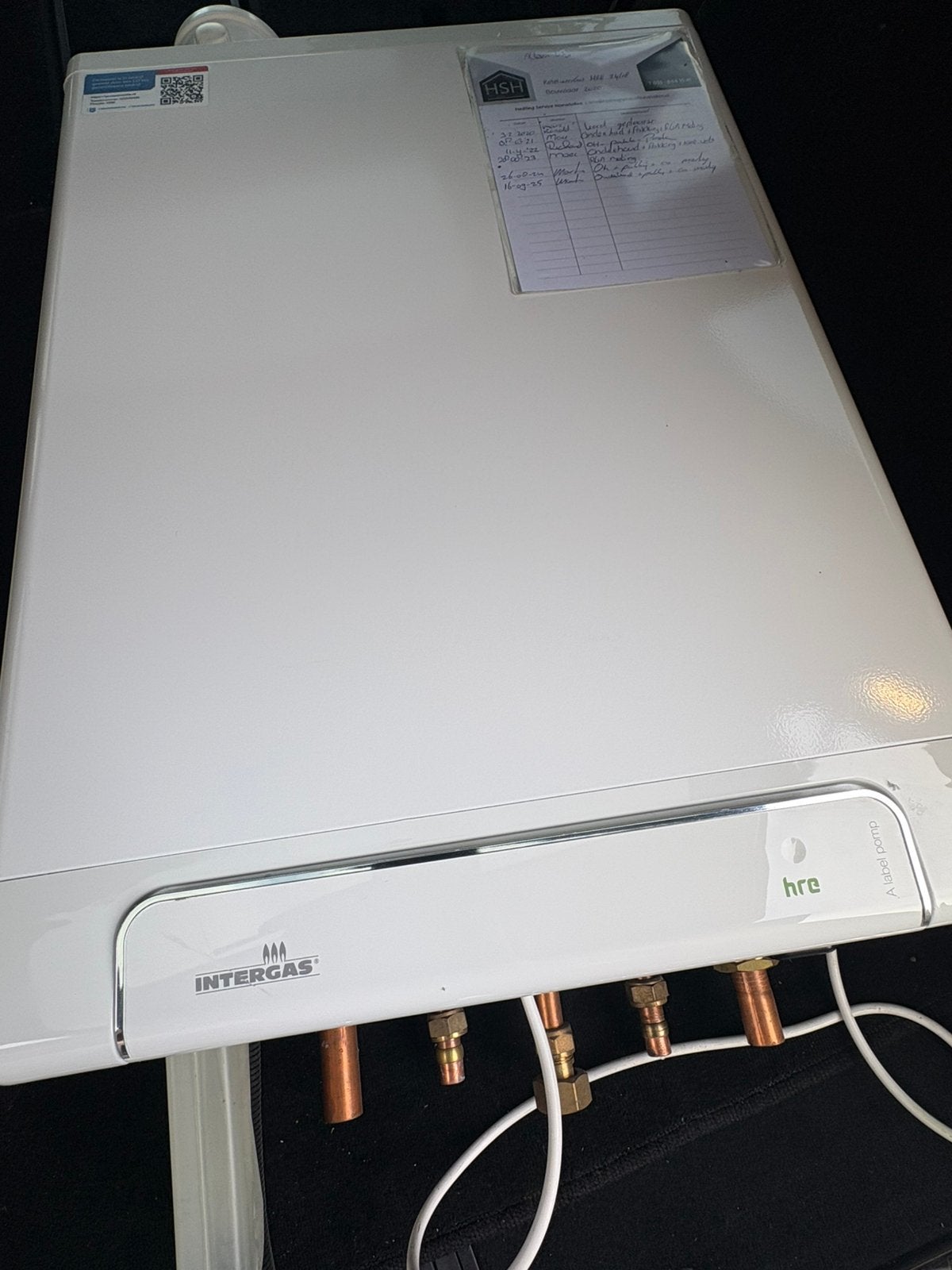 Intergas combi CV-ketel, Ophalen, Geiser, Zo goed als nieuw, Minder dan 20 liter