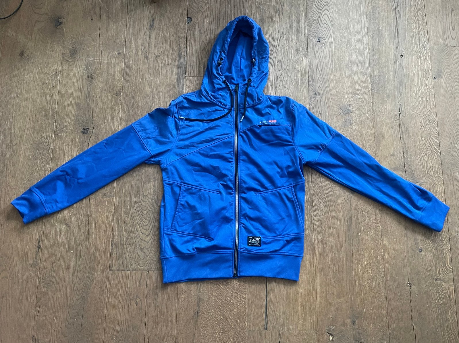 Jack & Jones jas  maat M - Blauw, Ophalen of Verzenden, Gedragen, Maat 48/50 (M), Blauw
