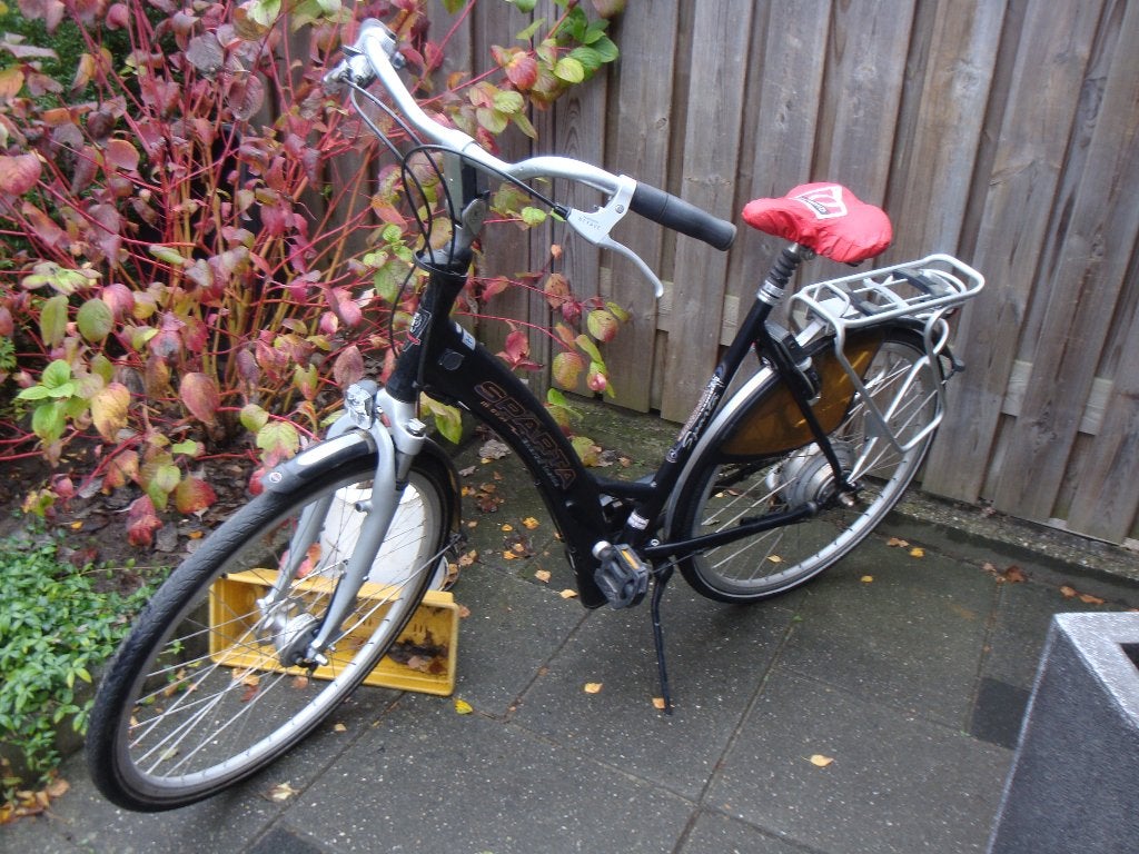 sparta dames/stationsfiets ex elektrisch 55 cm 7V, Ophalen, Sparta, Versnellingen, Trommelrem