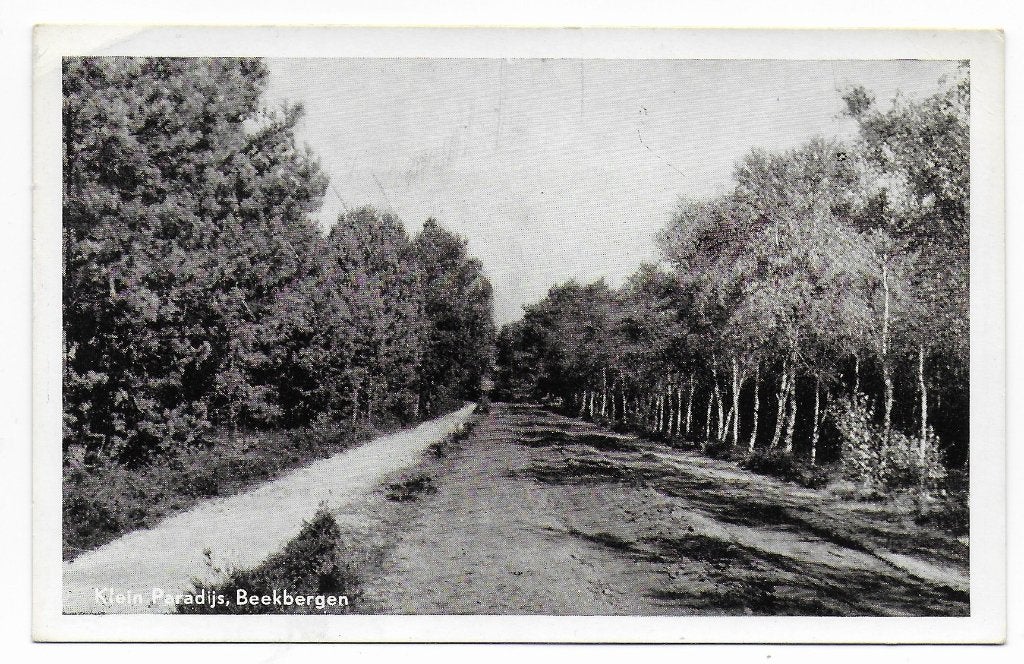 Beekbergen Klein Paradijs ongelopen Ansichtkaart ( B7152 ), Ophalen of Verzenden, 1960 tot 1980, Ongelopen, Gelderland